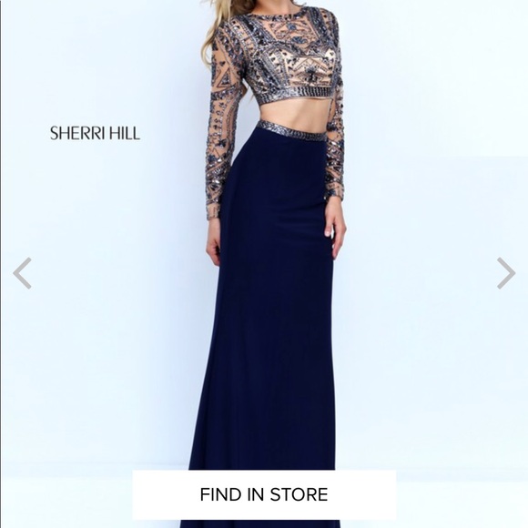 Sherri Hill prom dress! Sz 0 but fits like a 00. - Picture 3 of 4